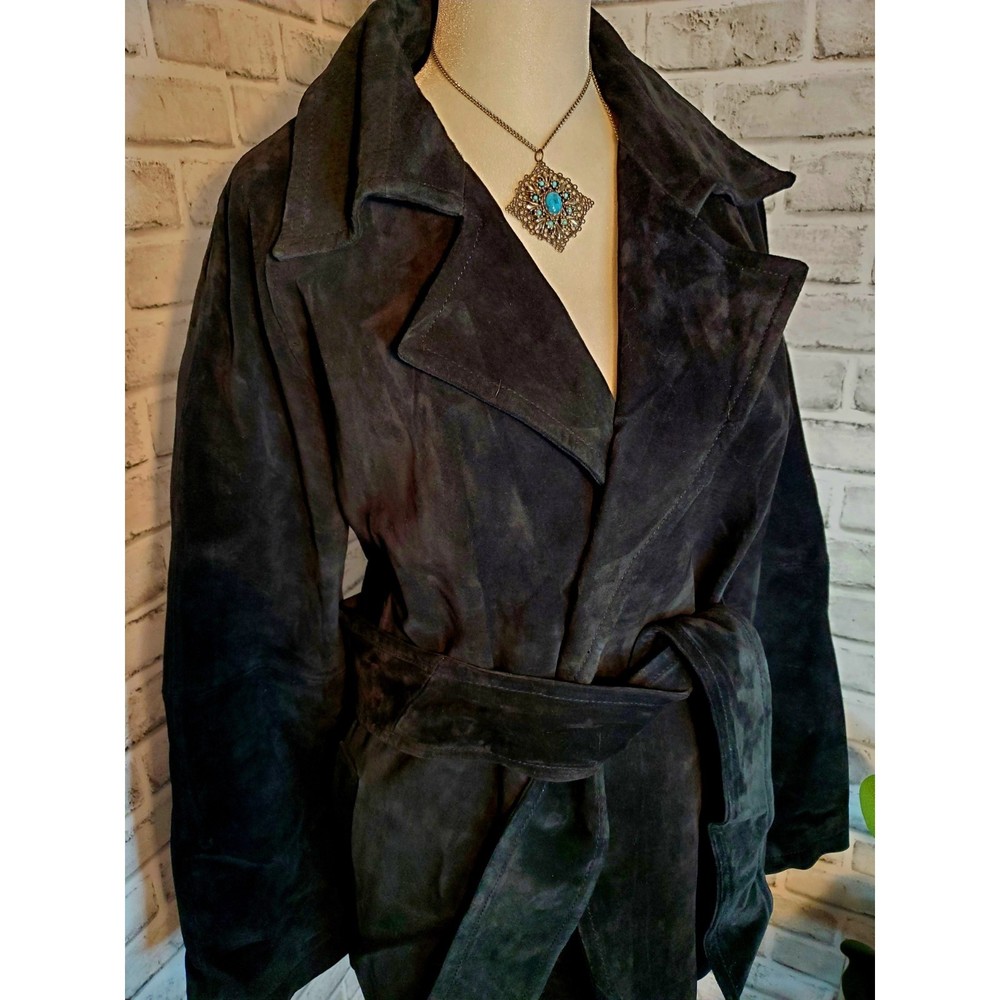 Vintage Margaret Godfrey Women's Suede Leather Jacket Size L